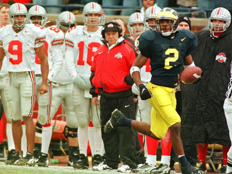 Michigan defensive back Charles Woodson