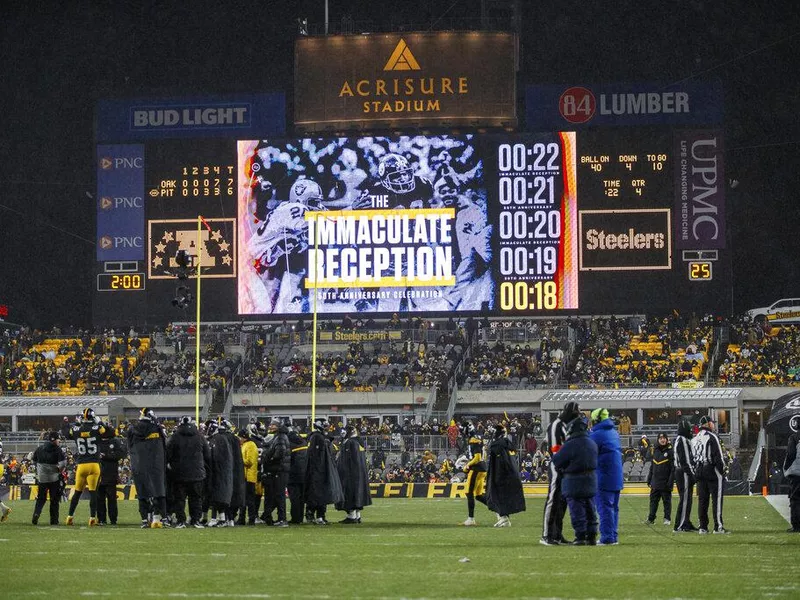 Acrisure Stadium scoreboard