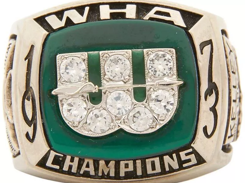 New England Whalers 1973 championship ring