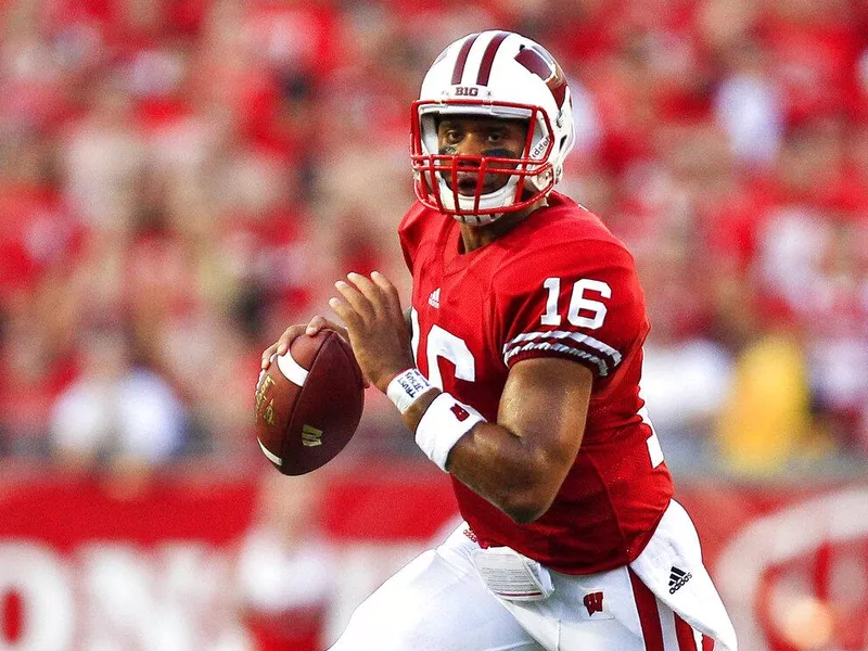 Wisconsin quarterback Russell Wilson