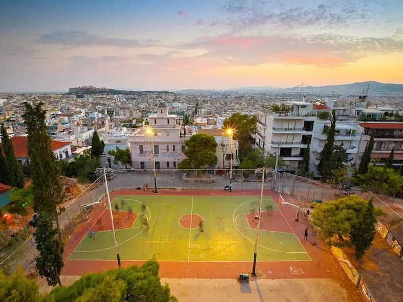 Strefi Hill basketball court