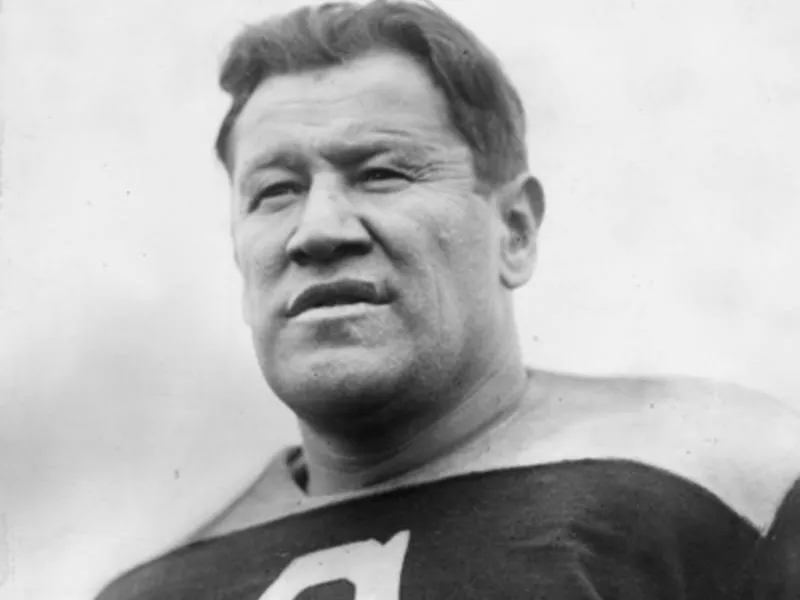 Canton Bulldogs coach/player Jim Thorpe