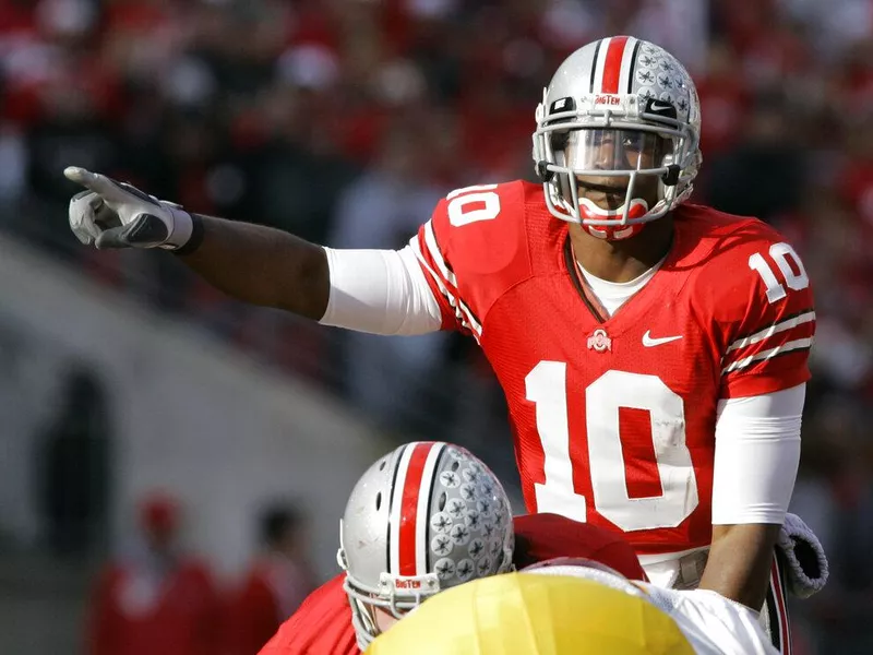 Ohio State quarterback Troy Smith