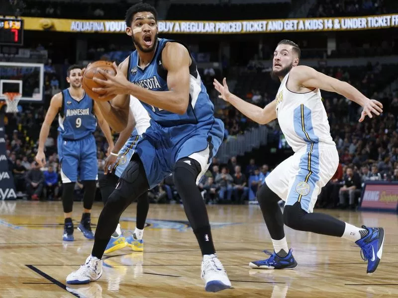 Minnesota Timberwolves center Karl-Anthony Towns