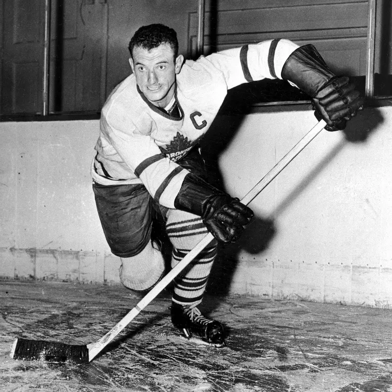 Ted Kennedy on ice