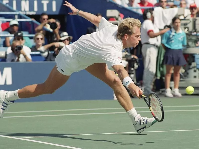 Swedish tennis player Stefan Edberg