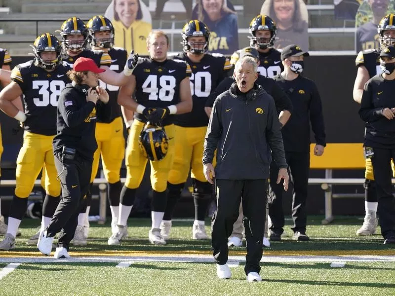 Iowa coach Kirk Ferentz