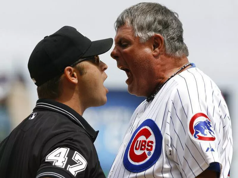 Lou Piniella and Mark Wegner