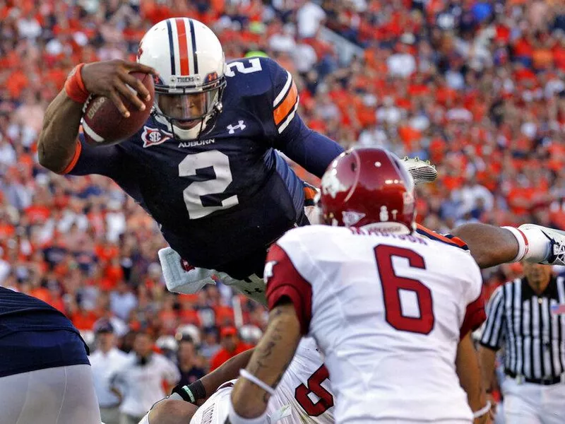 Auburn quarterbck Cam Newton