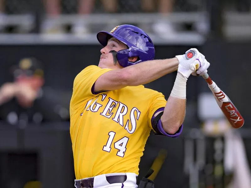 LSU third baseman Jacob Berry