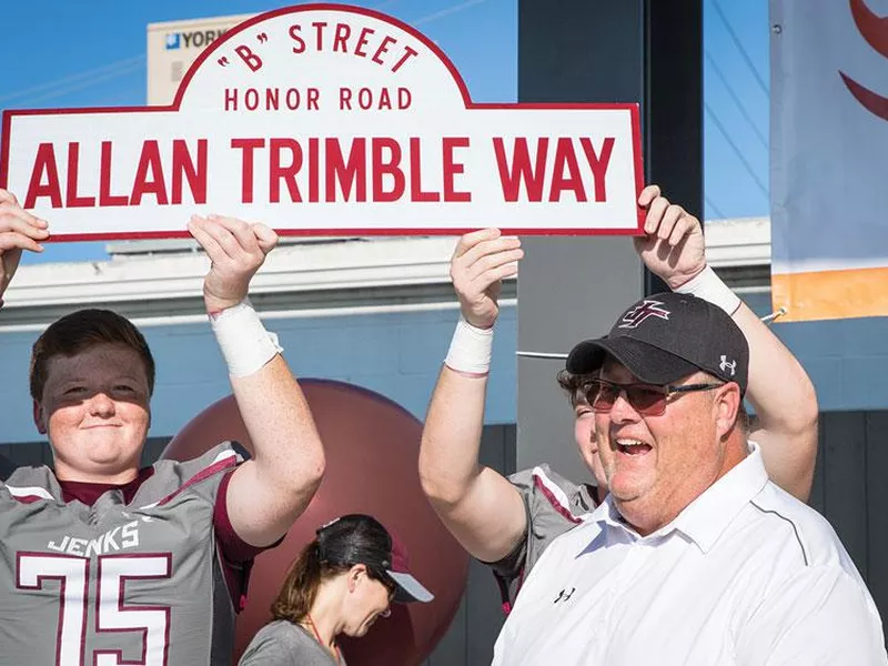 Jenks High's Allan Trimble