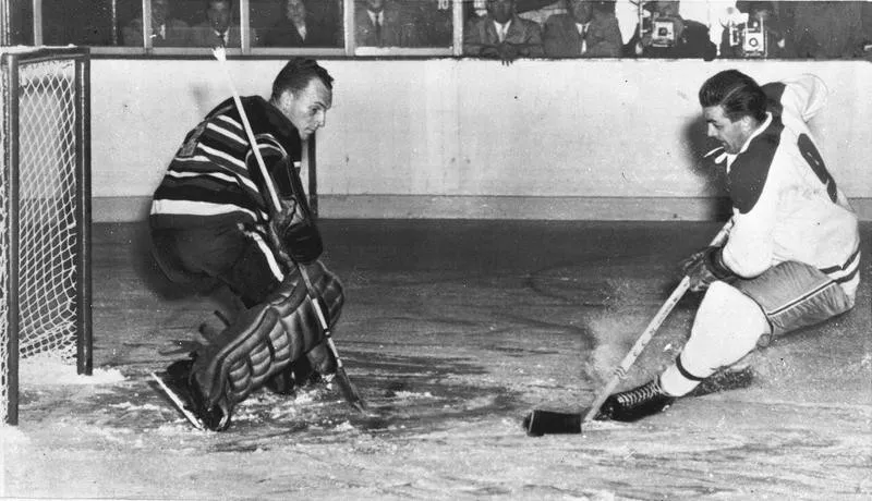 Montreal Canadiens right wing Maurice Richard