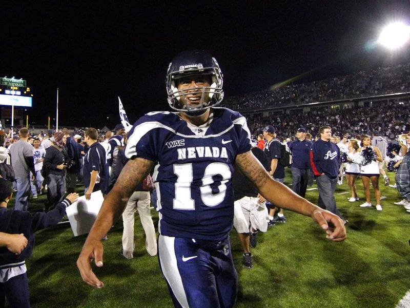 Nevada quarterback Colin Kaepernick