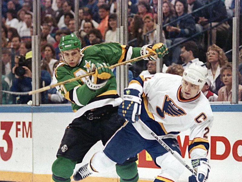 Minnesota North Stars center Neal Broten