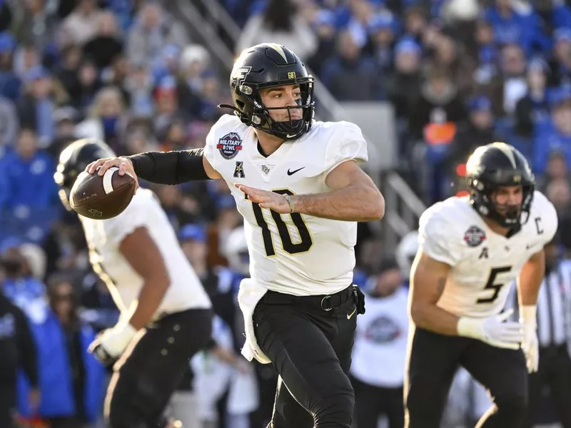 UCF quarterback John Rhys Plumlee