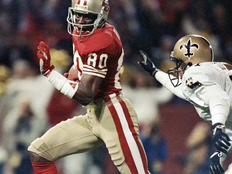 San Francisco 49ers wide receiver Jerry Rice