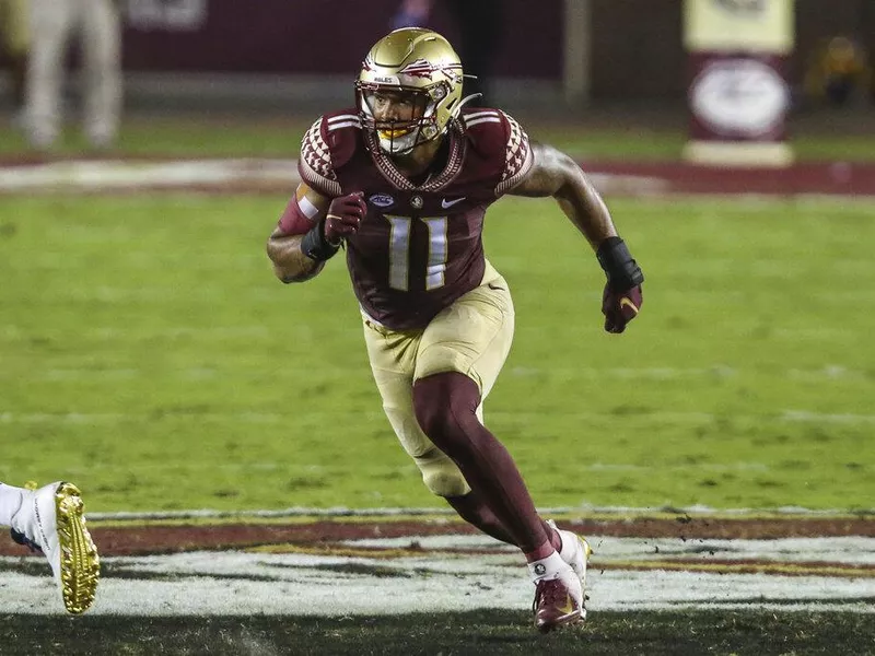 Florida State defensive end Jermaine Johnson II