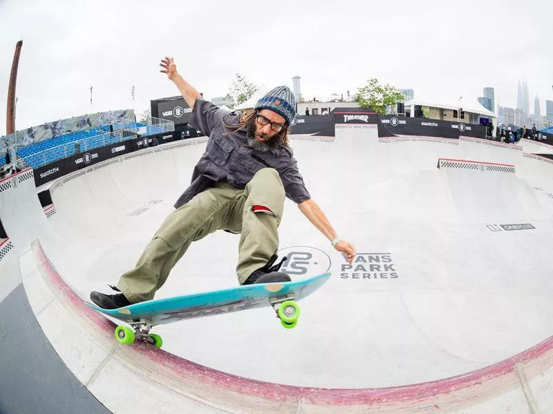 Tony Alva skating