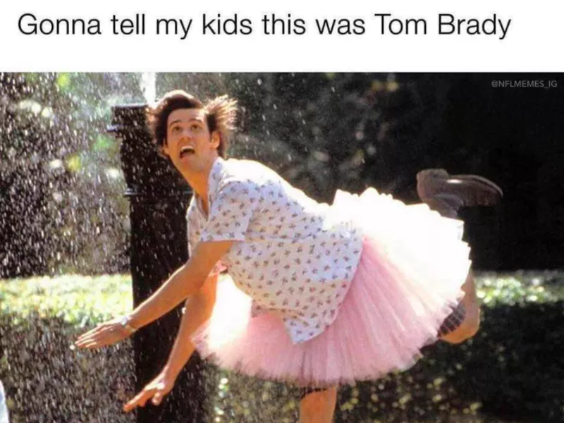 Tom Brady, Ace Ventura Meme