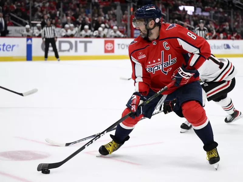 Washington Capitals left wing Alex Ovechkin