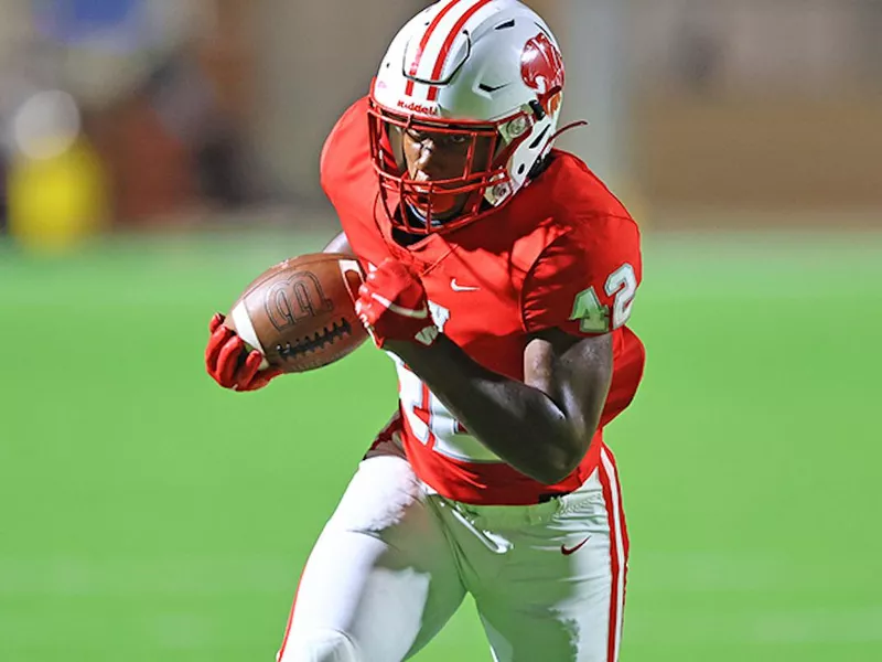 Katy High running back Dallas Glass