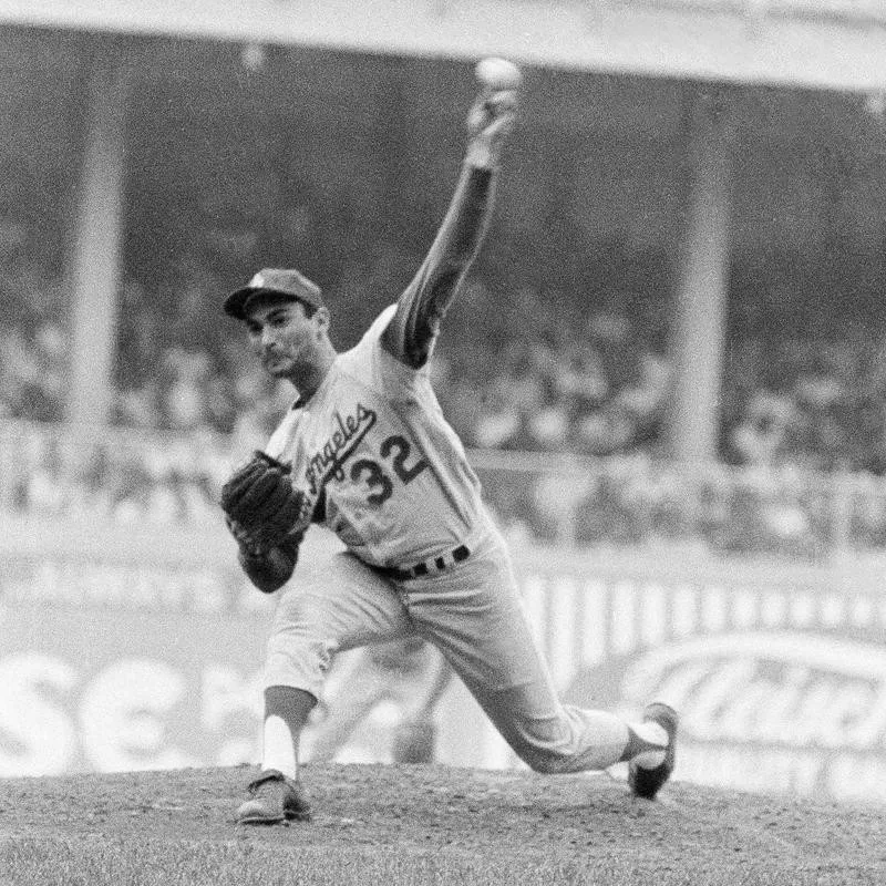 Sandy Koufax throwing