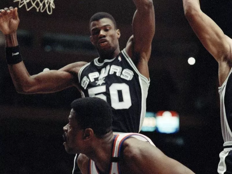 San Antonio Spurs center David Robinson