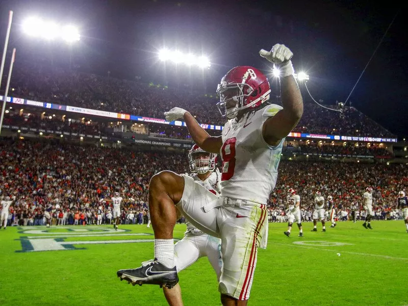 Alabama wide receiver John Metchie III