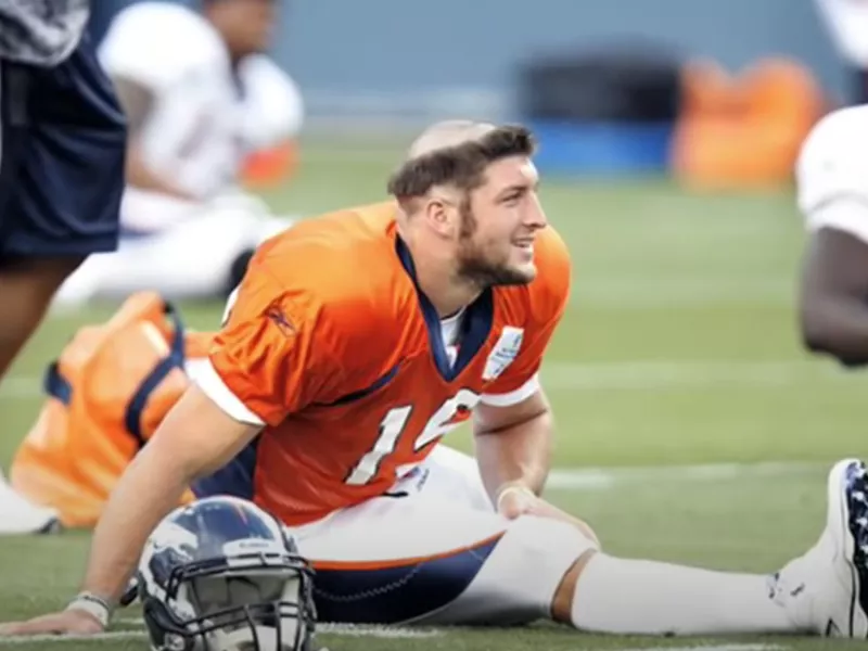 Tebow haircut