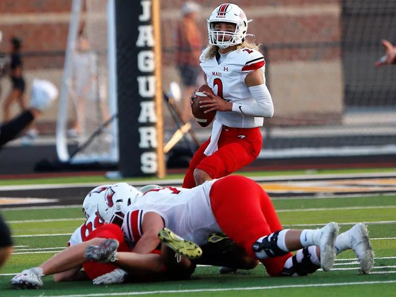 Maize High School QB Avery Johnson