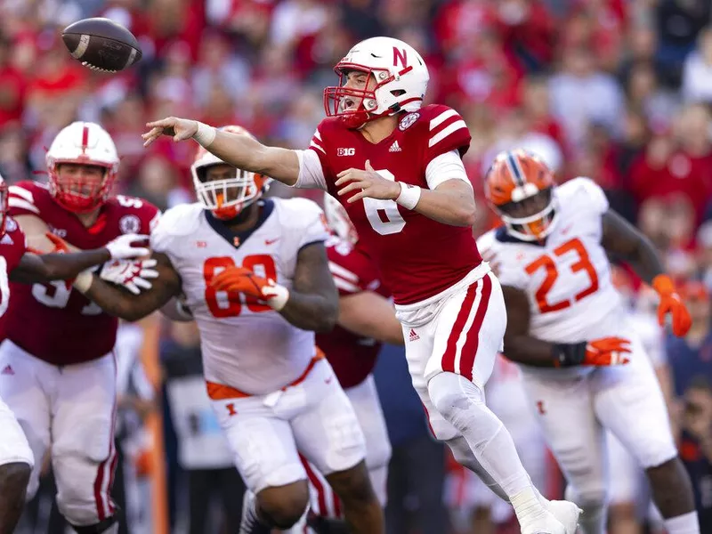 Nebraska quarterback Chubba Purdy