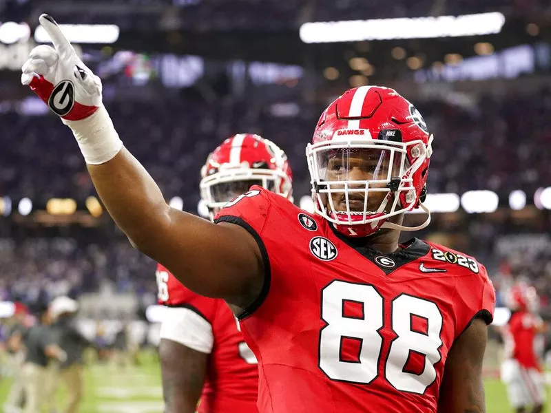 Georgia defensive lineman Jalen Carter