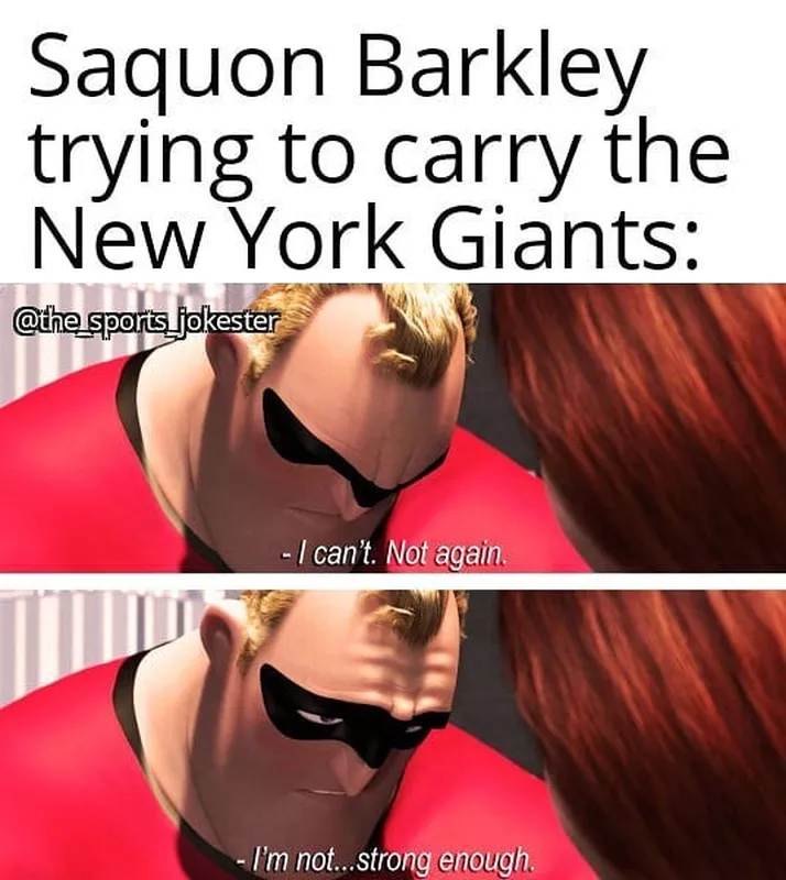 Saquon Barkley meme