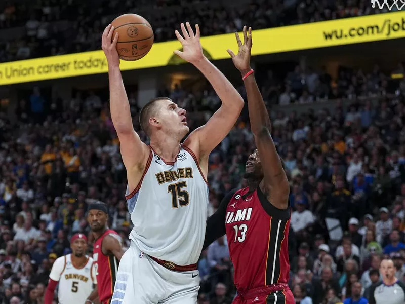 Nikola Jokic and Bam Adebayo