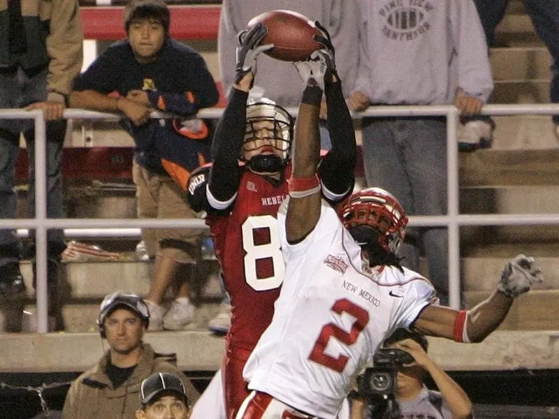 East Anchorage wide receiver Casey Flair