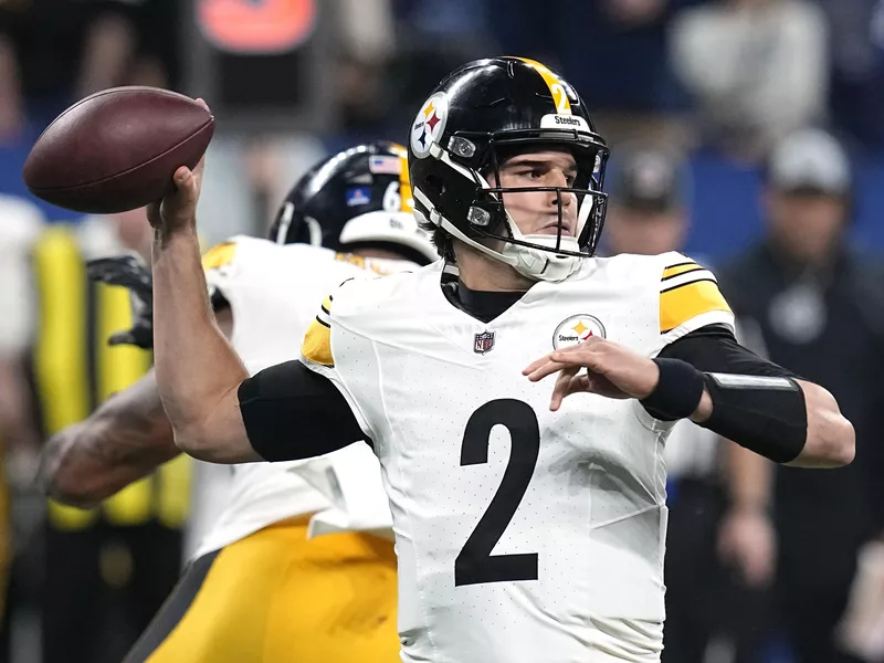 Pittsburgh Steelers quarterback Mason Rudolph