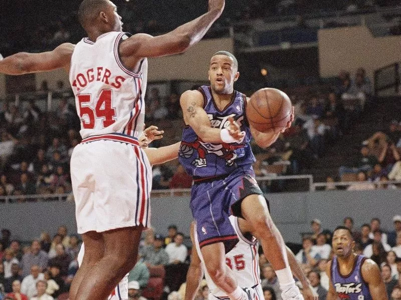 Toronto Raptors point guard Damon Stoudamire