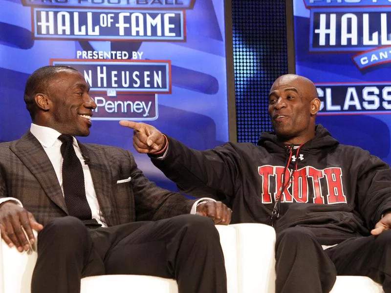 Deion Sanders and Shannon Sharpe