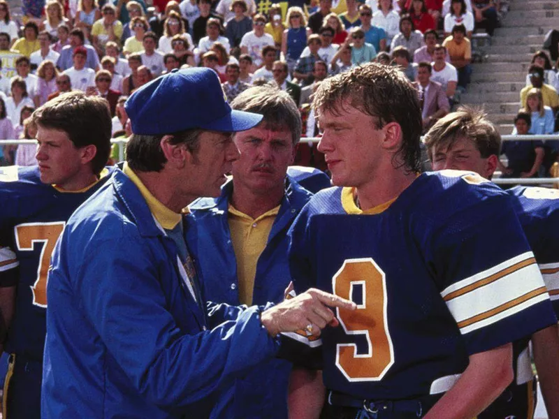 Anthony Michael Hall as quarterback Johnny Walker