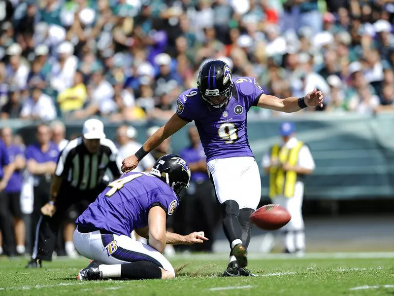 Baltimore Ravens kicker Justin Tucker