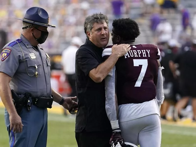 Mississippi State coach Mike Leach