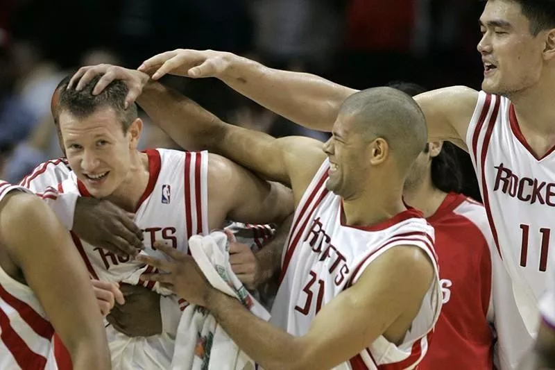 Houston Rockets celebrate