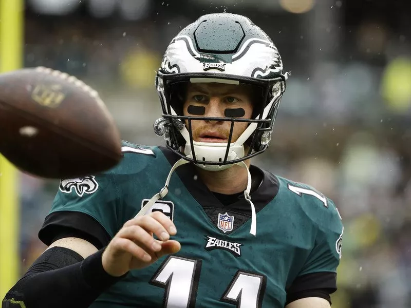 Philadelphia Eagles quarterback Carson Wentz