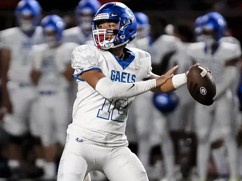 Bishop Gorman quarterback Micah Alejado