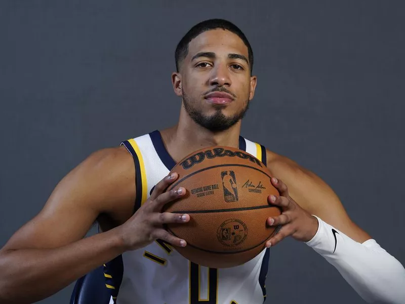 Indiana Pacers guard Tyrese Haliburton