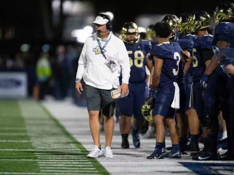 St. John Bosco head coach Jason Negro