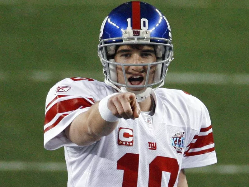 New York Giants quarterback Eli Manning