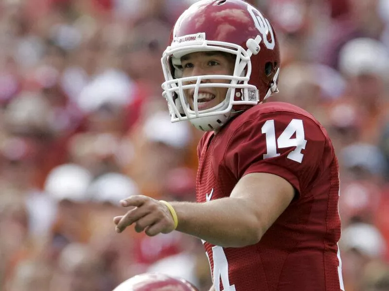 Oklahoma quarterback Sam Bradford