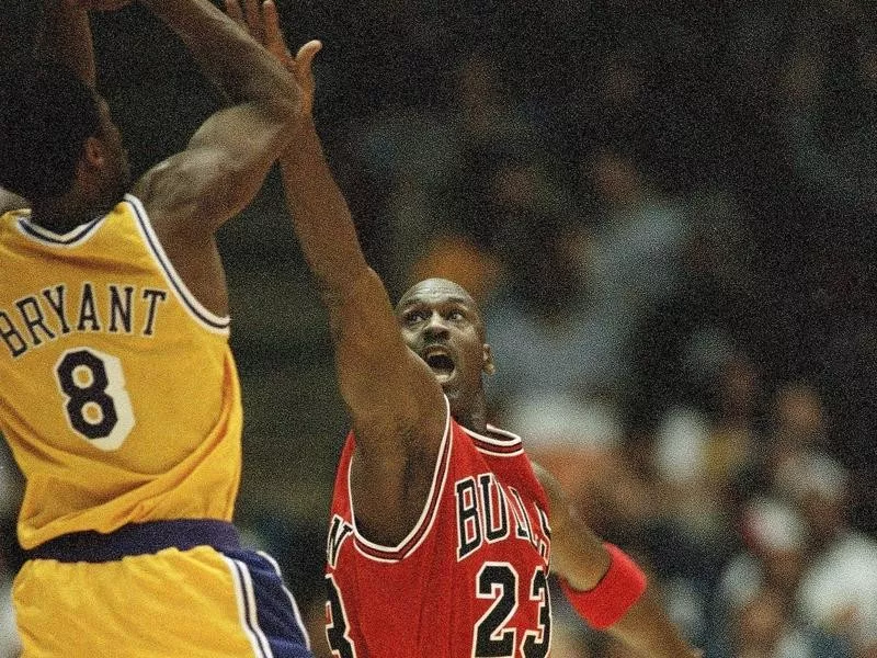 Kobe Bryant and Michael Jordan