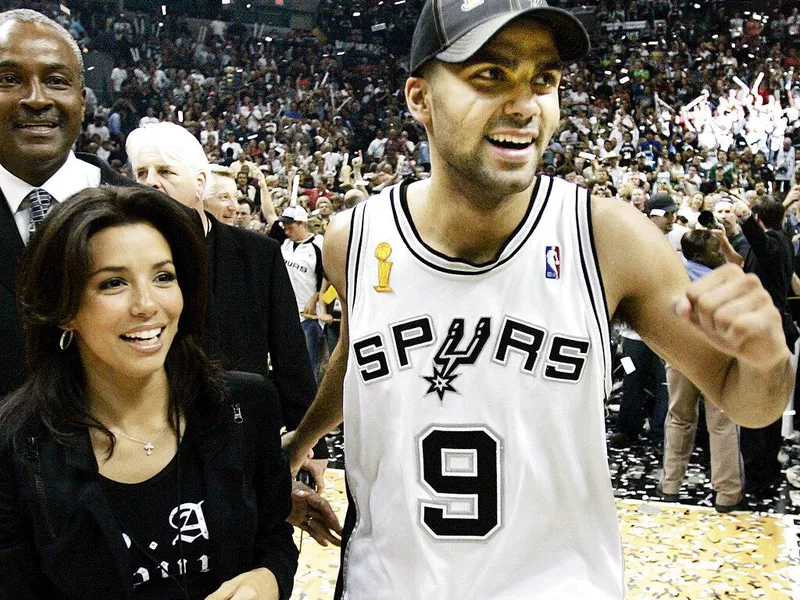 Eva Longoria and Tony Parker